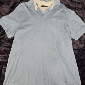 Banana Republic Sky Blue Men's Polo Shirt